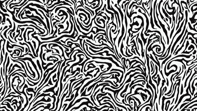 Beautiful black and white abstract repeating pattern with a solid texture as the background design
