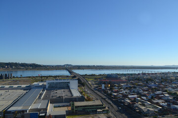 the beautiful city of Concepción in Chile on a summer day