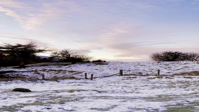 stunning views in lake district, stunning sunset in lake district, stunning hills in lake district, puppies playing in snow, cavapoo, dogs playing in snow, whitbarrow, cumbria, United Kingdom