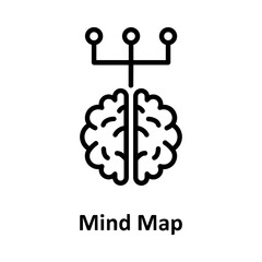 Brain, memory, Vector Icon which can easily modify or edit

