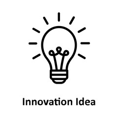 Bulb, creativity Vector Icon which can easily modify or edit

