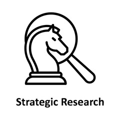 Market strategy, strategic Vector Icon which can easily modify or edit
