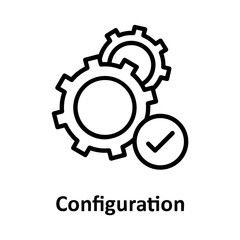 Cogs, configuration Vector Icon Fully Editable

