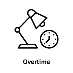 Duty, extra working Vector Icon Fully Editable

