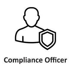  Assent man, compliance officer Vector Icon which can easily modify or edit

