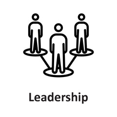 Businessman, leadership, Vector Icon which can easily modify or edit

