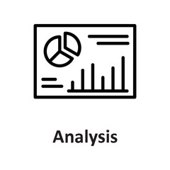 Analysis, infographic Vector Icon which can easily modify or edit

