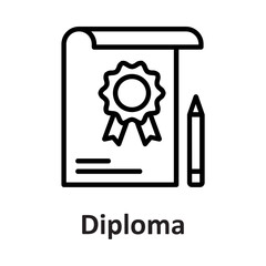Certificate, certification Vector Icon which can easily modify or edit

