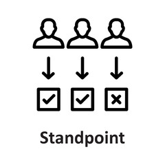 Opinion, perceptive Vector Icon which can easily modify or edit

