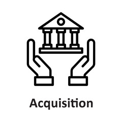 Acquisition, assets Vector Icon

