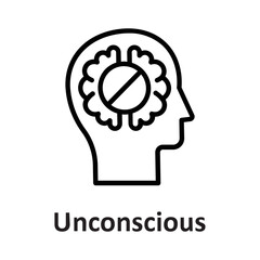 Asleep, head Vector Icon

