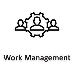 Cog, collaboration Vector Icon

