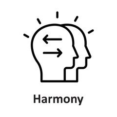 Harmony, head Vector Icon

