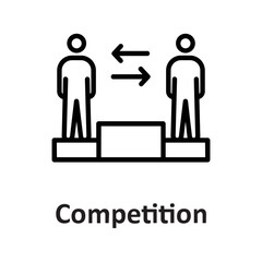  Comparison, competition Vector Icon

