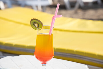 delicious cocktails on the beach