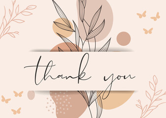 Thank you Card Template