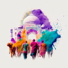 Holi Festival of Colors in India, Hindu tradition