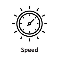Compass, directional tool Vector Icon

