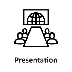 Media, meeting Vector Icon

