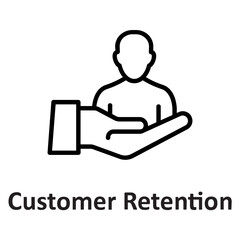 Consumer, customer retention Vector Icon

