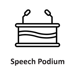 Conference, election Vector Icon

