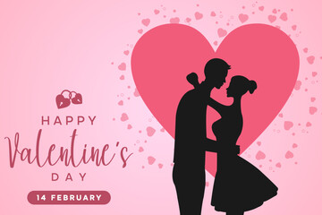 Plakat Valentine Day Background