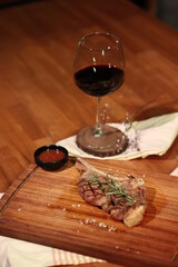 a classic wine - meat and sauce