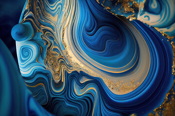 Style incorporates the swirls of marble or the ripples .Generative AI