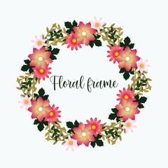 Floral Frame Background