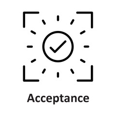 Acceptance, approval Vector Icon

