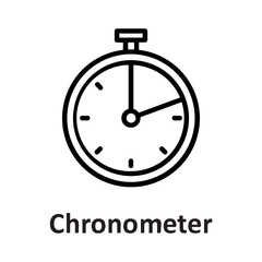 Chronometer, counter Vector Icon

