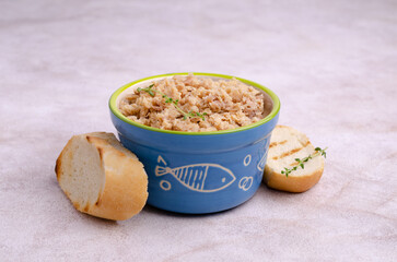Fish pate with bread