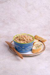 Fish pate with bread