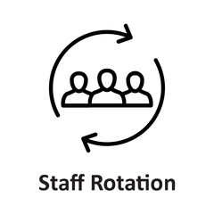 Personnel, process Vector Icon

