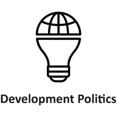 Congress, development politics Vector Icon

