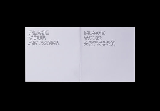 CD Disc Compact Liner Notes Book Mockup Template