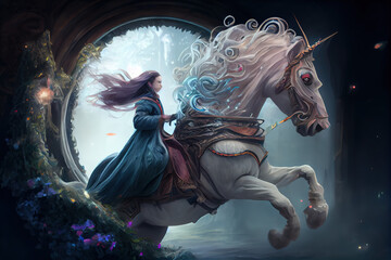 Magical fantasy .Generative AI