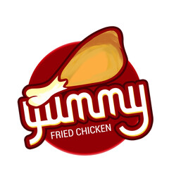 fried chicken logo