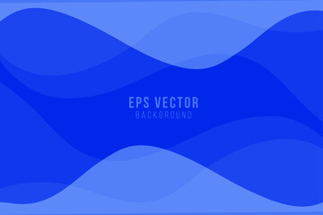 Blue geometric background. Fluid shapes composition. Eps10 vector.