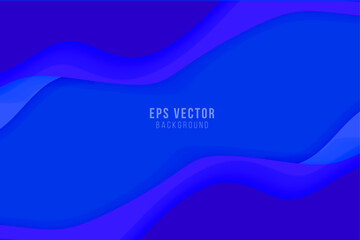 Blue geometric background. Fluid shapes composition. Eps10 vector.