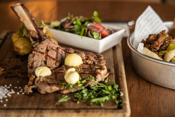 delicious steak for dinner