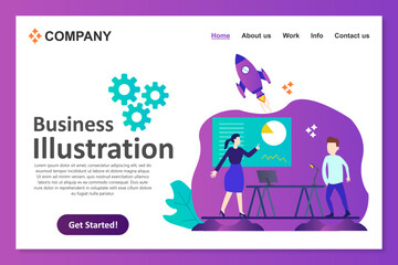 Startup Business Landing Pages