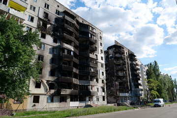 Russian air force dropped bombs and destroyed buildings, killed civilians