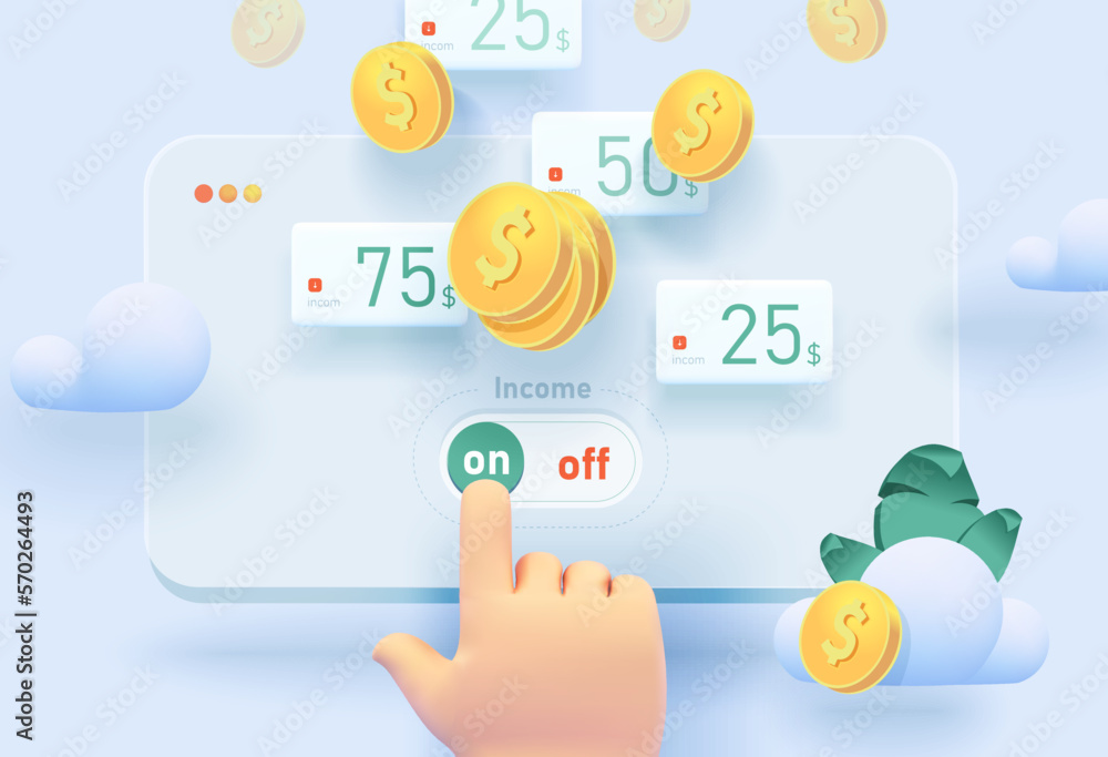 Poster online payment. transferring money from a mobile device. mobile device with the interface of the pay