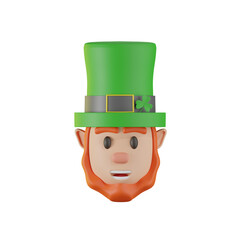 Saint Patrick Day 3D Render Illustration