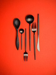 fork spoon and knife
