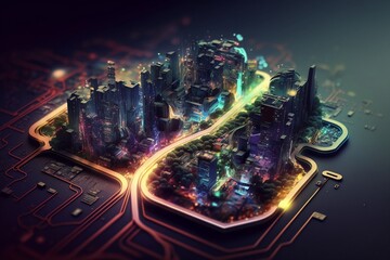 Smart City on a Micro-chip. Cloud Computing. Generative AI.