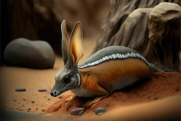 Obraz premium Unique butterfly fish rodent animal hybrid, amazing animals that doesn't exist! Made with generative AI