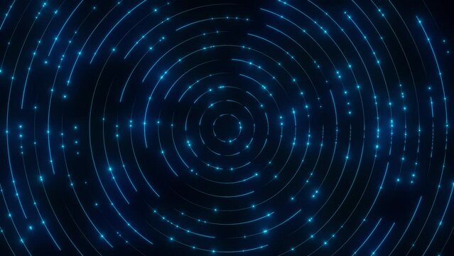 circle spin rotate big data background, 4k resolution, looped.