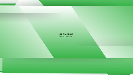 Abstract soft green geometric diagonal overlay layer on white background. Vector illustration.